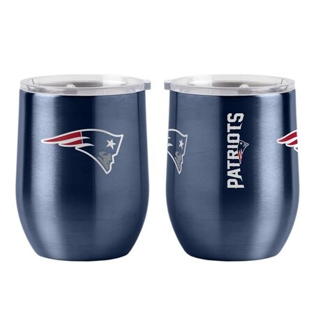 Boelter Brands Boelter 8886069137 NFL New England Patriots Travel Tumbler Ultra Curved Beverage; 16 oz 8886069137